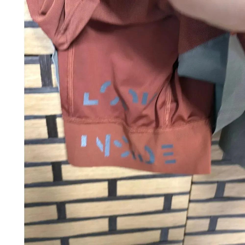Lululemon‎ Burnt Orange And Tan Shorts Men Size Medium